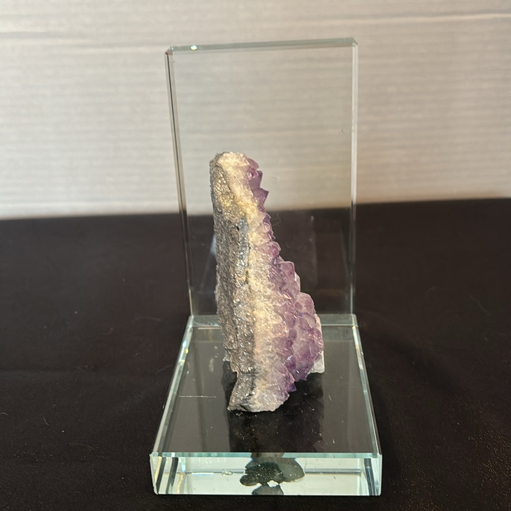 Amethyst Geode Acrylic Bookend/NWOT - Picture 4 of 7